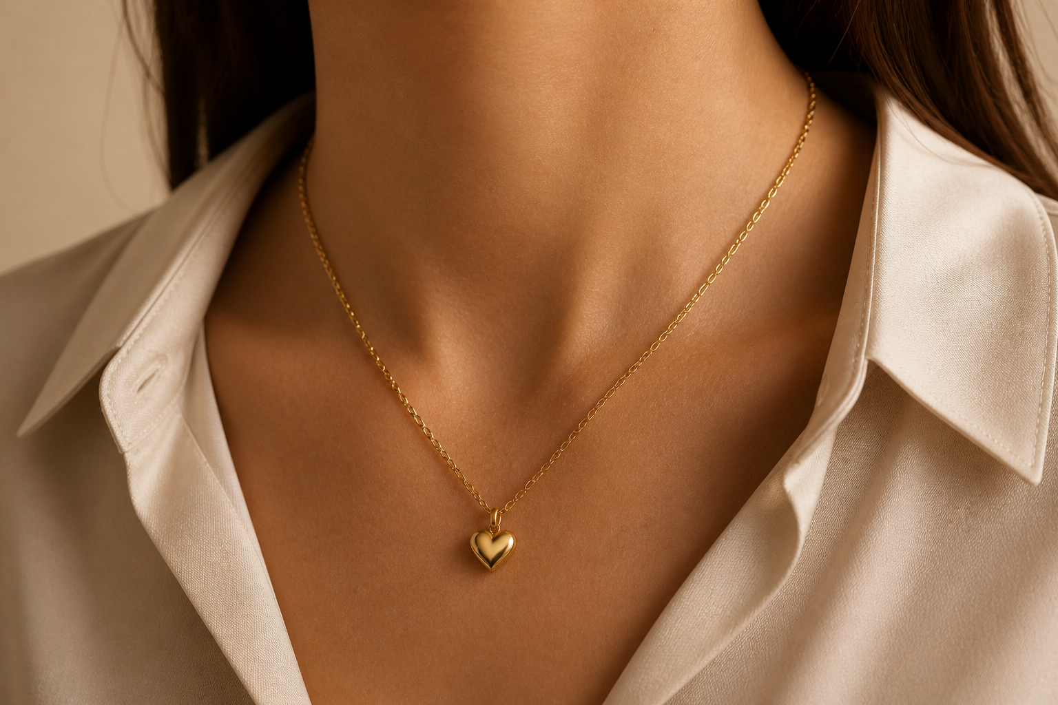 Collar Corazón Gold Elegance