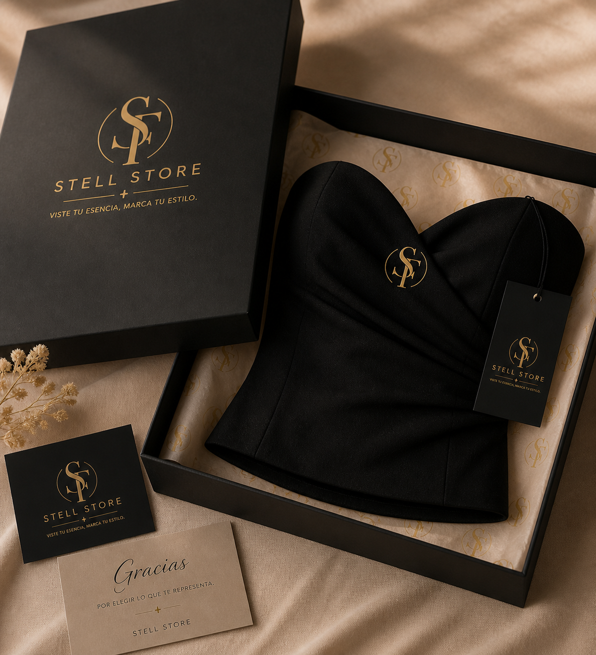 op Corset Midnight Onyx – Black Edition