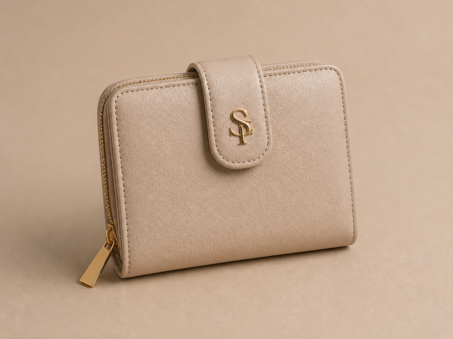 Billetera Champagne Sparkle – Edición Compacta